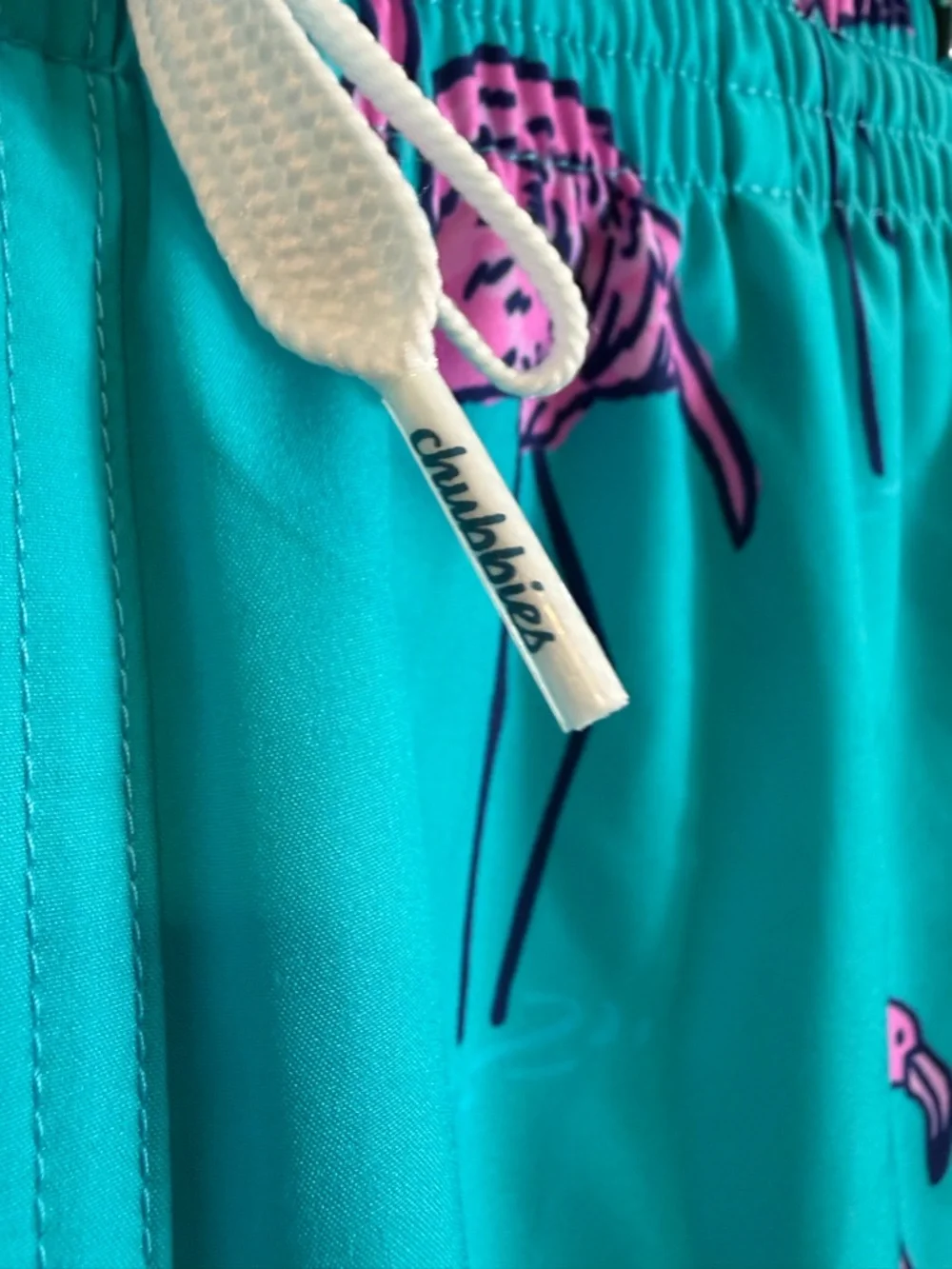 Chubbies Swim Trunks Flamingo Multi Pocket Shorts